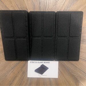 Unmera Slant  Board 3 pcs Squat Wedge Calf Stretcher for Physical Therapy 12”